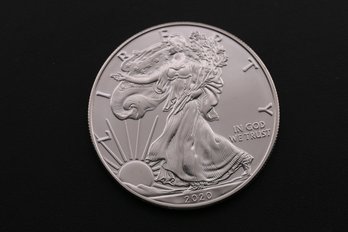 2020 Silver Eagle One Ounce .999 Coin