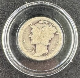 1918 Mercury Silver Dime