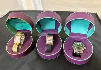 Three Beautiful Fox Woods Resort Casino Watches In Different Colors Made In China.    AW-c2