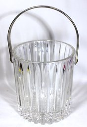 Vintage Crystal Bar Ware Ice Bucket