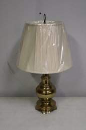 Solid Brass Table Lamp With Shade