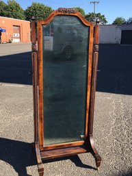 Fabulous Antique (1900-1920) Mahogany Cheval / Dressing Mirror - Vert Elegant And Desirable Piece - WOW !