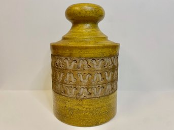 Mid-Century Ceramic Covered Jar