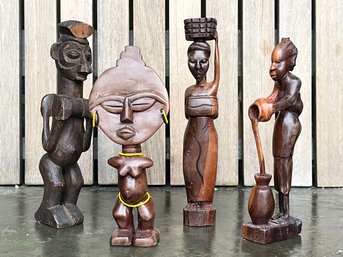 Hand Carved African Statues