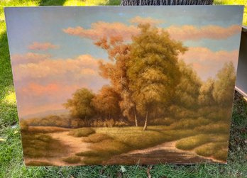 Landscape Painting ~ Signed L Stephano ~ Oil On Canvas