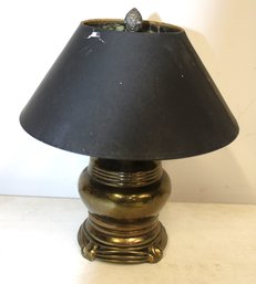 Vintage Small Brass Table Lamp