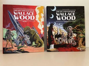 The Life And Legend Of Wallace Wood.  Volumes 1 And 2  Fantagraphics Books. (B62)