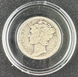 1918-S Mercury Silver Dime