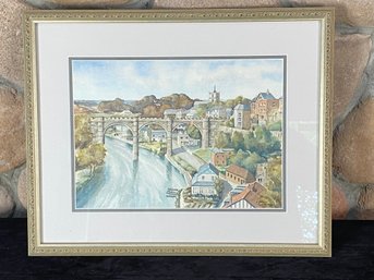 Knaresborough Yorkshire Artwork And Frame