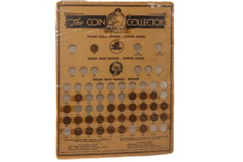 Historic Colonial Coin & Stamp Co. Indian Head Cent Board