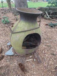 Vintage Pot Belly Outdoor Chiminea