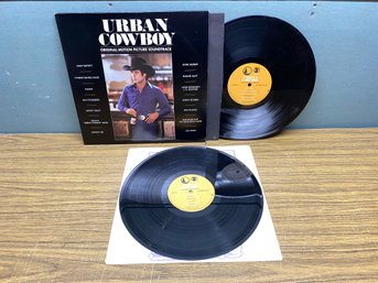 URBAN COWBOY. JOHN TRAVOLTA. ORIGINAL MOTION PICTURE SOUNDTRACK On 1980 Asylym Records Stereo. Dpuble LP.
