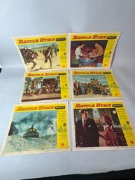 SIX 1957 BATTLE HYMN STARRING ROCK HUDSON LOBBY CARDS