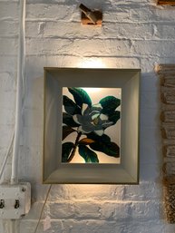 Illuminated Magnolia Wall Lamp, Made In Brooklyn (60s70s)