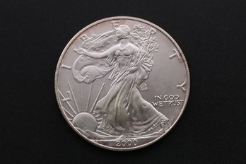 2000 .999 Silver Eagle 1 Ounce Coin