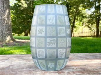 An Art Glass Vase By Penelope Wurr