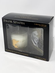 Vintage Frank Sinatra Collector Gift Set CD And Candle