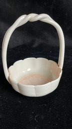 Japanese Ceramic Handled Basket