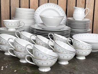 A Large Ceramic Dinner Service For 10 Plus Extras, 'Felicia' By Mikasa