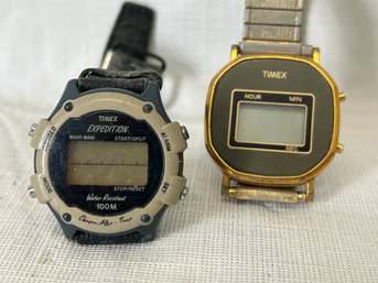 Vintage Timex LCD Digital Men's Watches