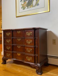 Jasper Cabinet Co - Mahogany Small Chest Of Drawers With Brass Hardware