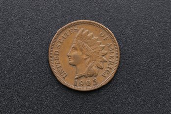 1905 Indian Head Penny Full Liberty Coin