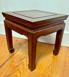 A Vintage Low Japanese Stool  Very Nice Details.12x12x12h