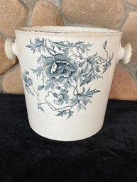 Vintage Ceramic Pottery Bucket