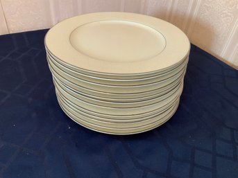 International Silver Co Fine China Dinner Plates