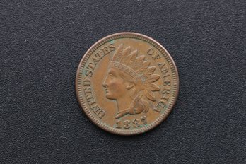 1887 Indian Head Penny Full Liberty Coin