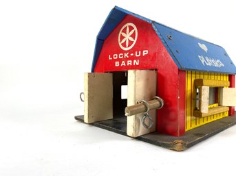 Vintage Playskool Lock Up Barn
