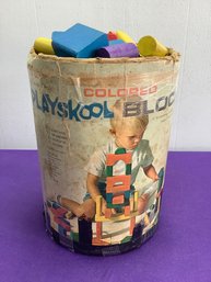 Vintage Playskool Colored Blocks