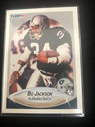 Bo Jackson 1990 Fleer Football Card #256