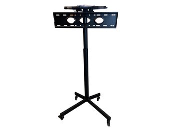 Rolling Television Stand For Up To 65' Television Screens - Compare At $500 & Up