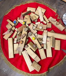 Large Lot Of Vintage Building Blocks