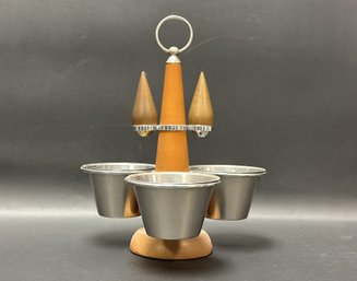 Mid-Century Danish Modern Condiment Stand