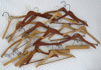 Group Of Wooden Hangers