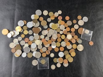 Mystery Bag Of Foreign Coins (Not Looked Thru)