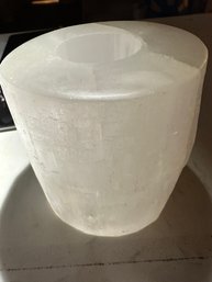 Selenite Crystal   3 LB 6oz, 3 3/4 Inch Diameter, 4 Inch Tall