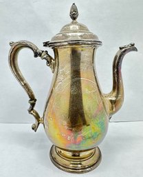 Antique Sterling Silver Prelude Pattern 13 Cup Coffee Pot By International Sterling #C130