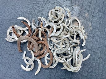 Over 80 Horseshoes Worn At Churchill Downs, Louisville, Kentucky