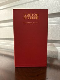 Louis Vuitton European City Guide 1998 Edition Red Boxed Set