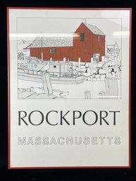 Rockport Massachusetts Poster In Frame