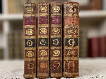 Antiquarian Samuel Johnson Pairing: The Rambler (3 Volumes), The Idler Two Volumes In One