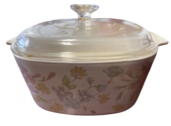 Large Corell Casserole Dish With Lid