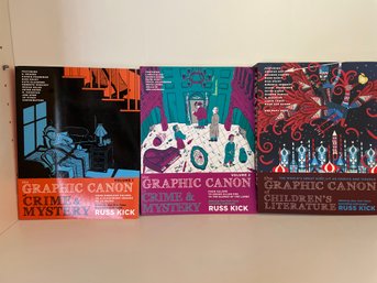 'the Graphic Cannon' 3 Softcover Books By Russ Kick.(B65)