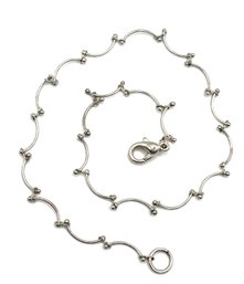 Beautiful Half Moon Shape Linked Bracelet