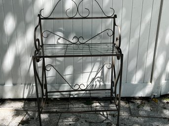 Small Wrought Iron Etergere