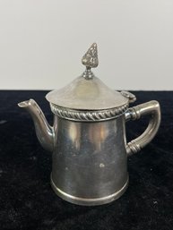 Grand Silver Co Wear Brite Nickel Silver Vintage Tea Pot