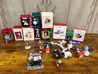 Fun Christmas Ornament Lot - Mixed Variety